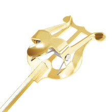 Portable Music Holder, Reading Holder, Practice Music Stand, Saxophone Portable Music Stand (Short Version) Gold
