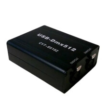 Controller USB-DMX Illuminazione da Palco Controller DMX512 Supporto MA OnPC Freestyler+Interfaccia USB DMX 3D DJ