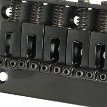 6 String Guitar Saddles Bridge with Screws Replacement Chrome Guitar Bridge for Accessories, Guitar Top Load Bridge A