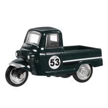 Modello di Triciclo Vintage Ornamento del Triciclo Modello di Auto del Triciclo Ornamento per Auto Ornamenti per Auto da Tavolo Statua-B