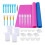 Epoxy Resin Mixing Tools Kit 36Pcs, Reusable Soft Silicone Resin Tools Supplies, Includes Silicone Mats, Measuring Cups 1