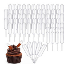 1000 St 4 Ml Plastpipetter Squeeze Transfer Dropper Disponibel Flytande Dropper Transfer Pipetter