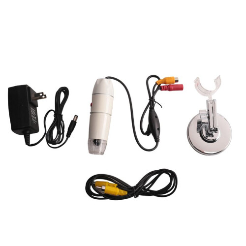 400X-1000X USB Microscope Professional Coms Sensor TV/AV Interface Digital Microscope for Electronics US Plug 1