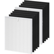 Filtro de SubstituiçãO AP-1512HH para Purificador de Ar Coway Airmega AP1512HH, 3304899, 2 Filtros HEPA e 8 Filtros de Carbono