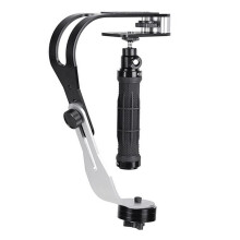 DSLR Cameras Camcorder Portable Bow-Shaped Handheld Steady Video Stabilize Anti Shaking Balance Stabilizer Black