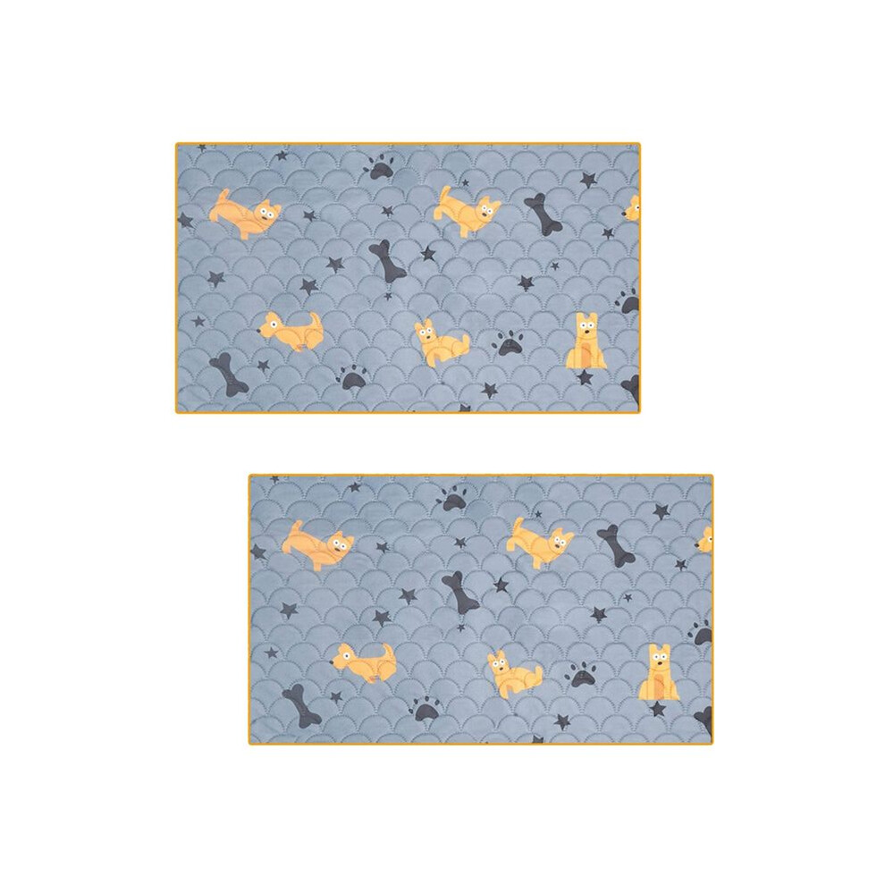 2 Pcs Guinea Pig Cage Liners Absorbent Reusable Washable Guinea Pig Pee Pads Waterproof Hamster Bedding Puppy Grey 4713248570971