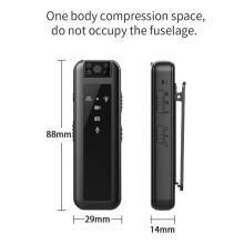 HD1080P Infrared Night Vision Mini Recorder Camera Wearable Car DVR Ho