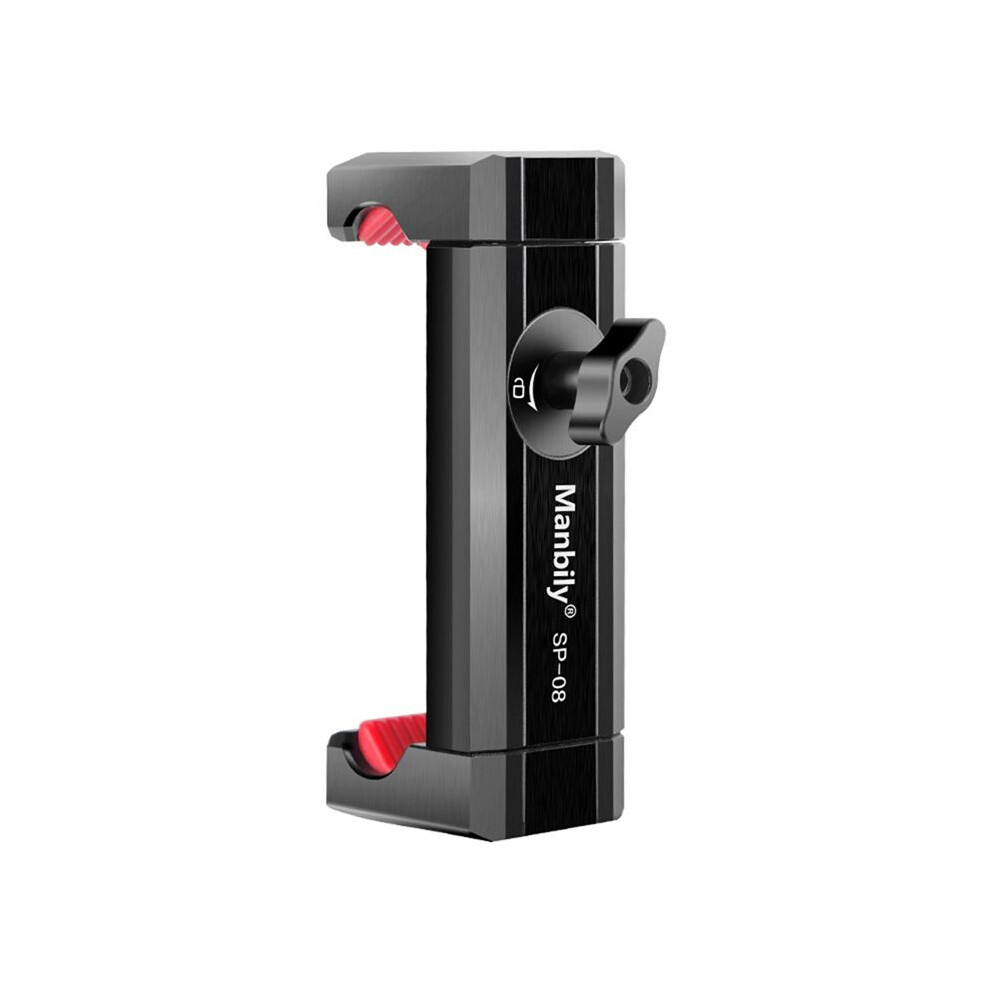 Manbily Metal Cell Phone Clip Rotating Vertical Shooting Desktop Live Streaming -Lapse Tripod Cell Phone Holder Accessories 6033017054739