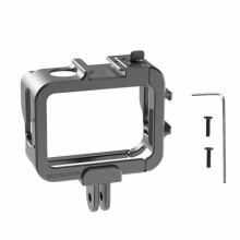 Cage à Lapin en Alliage D'Aluminium pour  GO 3 GO 3S Cage à Lapin en Métal Lunette D'Extension de Caméra Étui à Chaussure Froide