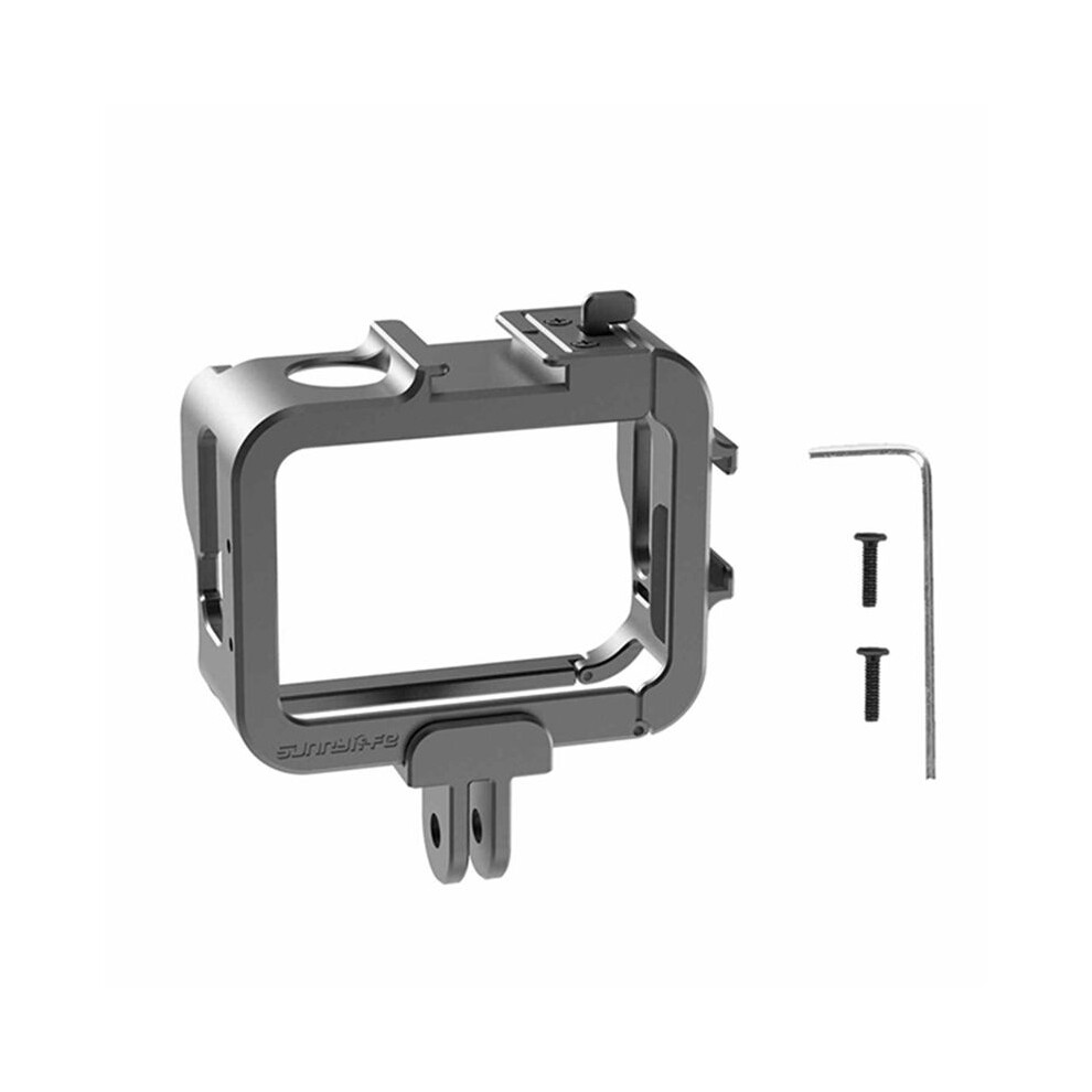 Aluminum Alloy Rabbit Cage For Go 3 Go 3S Metal Rabbit Cage Camera Extension Bezel Thermal Cold Shoe Case 6033072030723