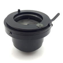 Condenseur Abbe de Microscope (NA1.25) Raccords Optiques avec Diaphragme Variable pour LumièRe Convergente en Champ Clair