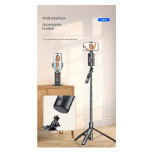 P02 Stabilisateur de Cardan 360 Cardan de Suivi Automatique AI de Bureau avec Télécommande pour Stabilisateur de Smartphone