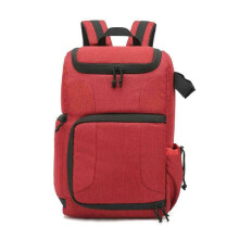 Waterproof Camera Bag Photo Cameras Backpack for Laptop DSLR Portable Travel Lens Pouch Video Bag Red