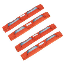 4-Teiliges Schutzhelm-Schweißband FR Sweatsopad mit Luftpolster, 20-3200 V - Schutzhelm-Schweißband - Schutzhelm-Schweißbänder, Waschbar