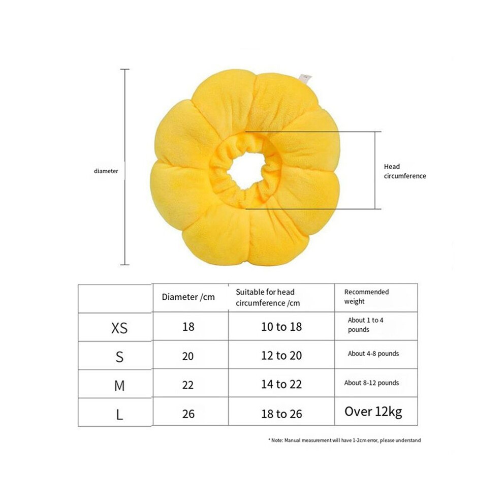 Sunflower Pet Collar Cat Collar Licking-Proof, Biting-Proof And Scratching-Proof Protective Collar L 4712088494942