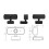 Webcam Full HD 2K con Microfono Regolazione A 360 Gradi USB per Computer Webcam Digitale PC Autofocus Web 7