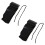2X Cinghia Tracolla Nero per Custodia Borsa Porta Chitarra Acustica 1