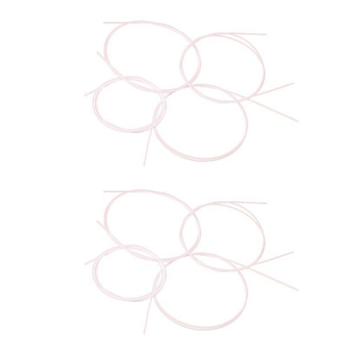 8 Pezzi Nylon Bianco Ukulele Corda Impostare