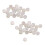 40x Mere Blanche de Perle Coquille Point  Fabricant de Marqueterie 6mm 1