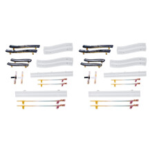 8 Set Tray Griff Harz Form, Silikon Epoxy Guss Form für DIY Schrank Tür Griffe, Schubladen Stangen Züge, Afrt Kunsthandwerk