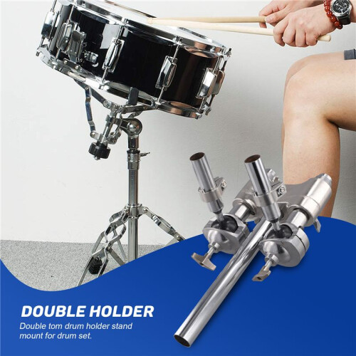 Drum Mount Clamp Holder Rack Drum Holder Bracket Support for Drummer Drum Percussion Instrument Replacement Accessory 1