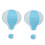 2pcs 12Inch Hot Air Balloon Paper Lantern Lampshade Ceiling Light Wedding Party Decor,  Stripes 1