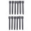 12 Pcs Brass Electric Guitar Tremolo Bridge Saddle Clamp Lock String Screw/String Through Screw Black 1