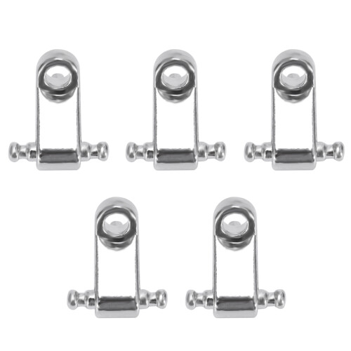 1 Set 10 Pcs Electric Guitar Roller String Tree String Retainer - Silver