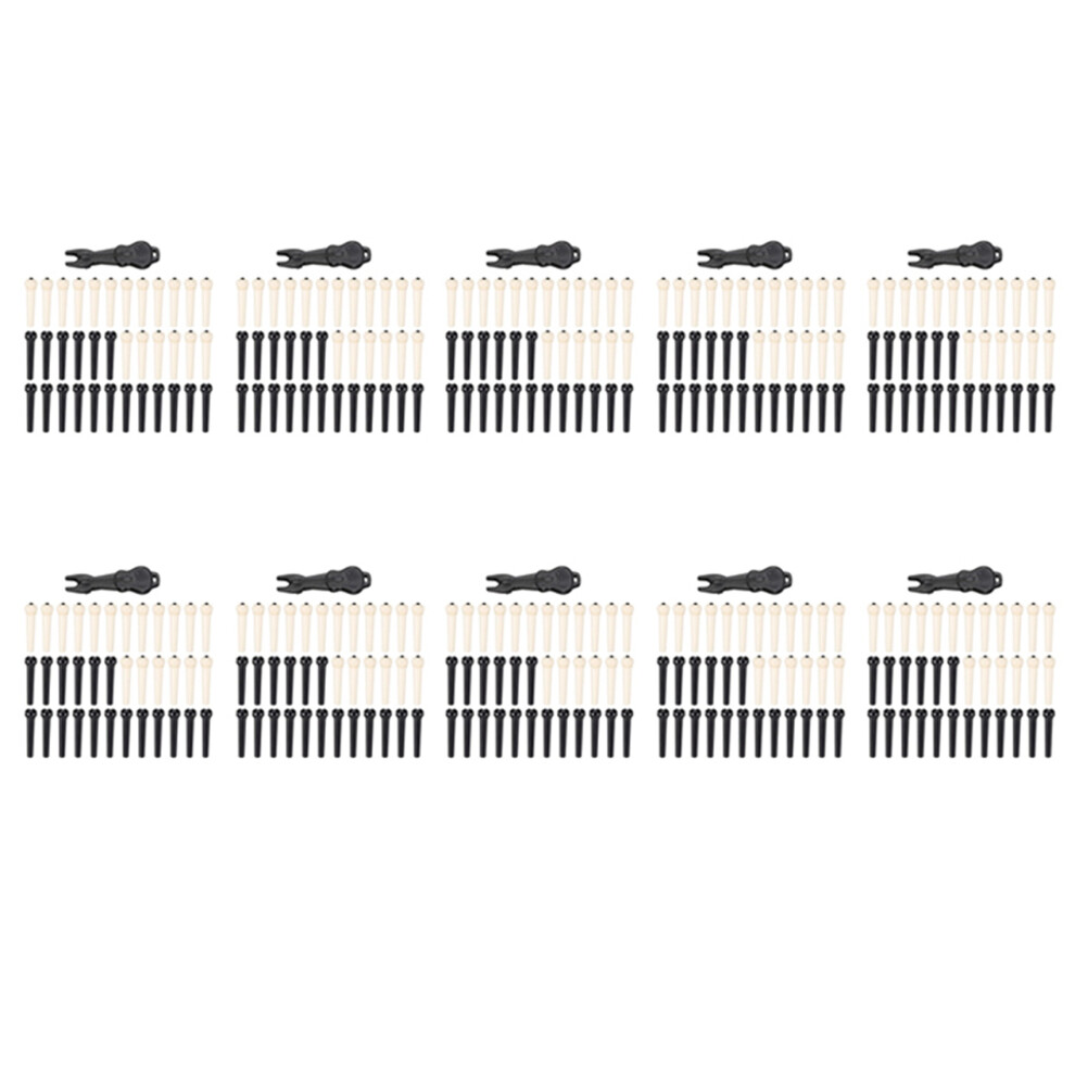 360 Pieces Acoustic Guitar Bridge Pins Pegs In White And Black With 1 Piece Bridge Pin Puller Remover In Guitar 6032661179058