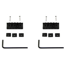 2 set 42mm Guitar Metal String Lock Locking Nut for Electric Guitar Tremolo Double Lock System, Black