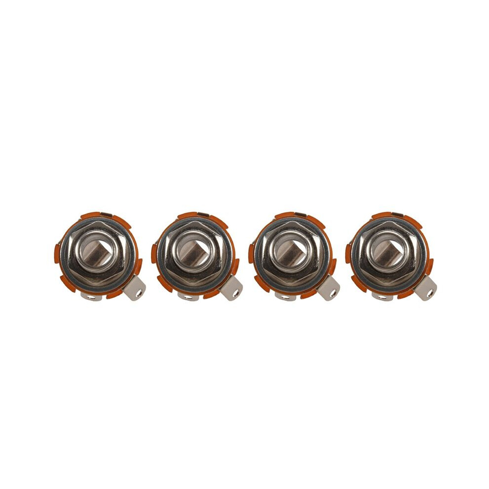 4X Guitar Parts & Accessories Switchcraft 1/4 6.35Mm 2-Conductor Mono Chassis Guitar Jack Input Output 6031741530826