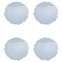 4X Bricolage Cristal ÉPoxy Moule Compote Balançoire Table Ronde Dentelle Caboteur Table Décoration Silicone Moule