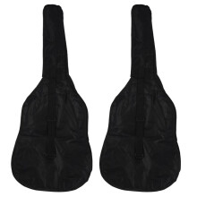 2X, 38 Zoll Gitarre Tasche Oxford Tuch Schulter Gig Tasche Hülle mit Taschen Gitarre Teile & Zubehör