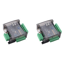 2X FX3U-14MR PLC Industrie Steuerung Platine 8 Eingänge 6 Ausgänge Programmierbare Steuerung Relais Ausgang, 24 V PLC Steuerung