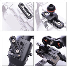 Quick Release Safety Rail 70/46mm Long for Nato Rail Slider for Camera Monitor Magic Arm Butterfly Clamp