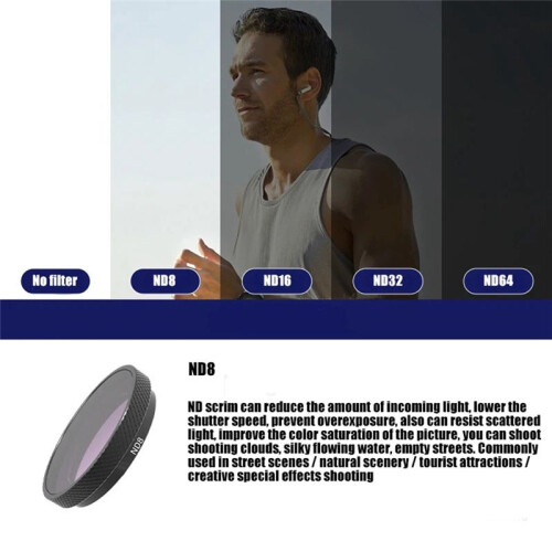 Camera Lens Filter for  GO3S CPL ND8 ND16 Lens Filter Circular Polarizer Camera Filter Accessories 2
