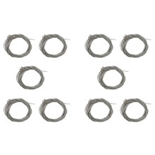 40 Pcs Stainless Steel Bass Strings Bass Guitar Parts Accessories Guitar String Silver Plated Gauge Bass Guitar