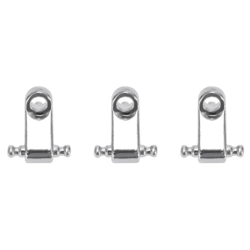 6 Pcs Electric Guitar Roller String Tree String Retainer - Silver 1