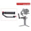 Camera Grip for  RC2/RS3 Gimbal Stabilizer Pot Handle Carbon Fiber Foldable Slot Side Handle A 9