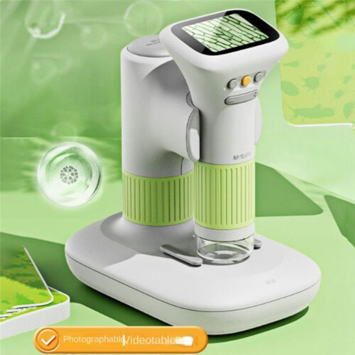 ; , Intelligent Microscope Biological Cell Student Experimental Magnifying Glass Microscope DIY for Children Birthday Gift