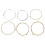 12x Metal Strings for Acoustic Guitar 1 Meter 1M New 2