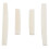 16 Pezzi 6 Corde per Chitarra Acustica Bone Bridge Sella E Dado Realizzato in Real Bone 2