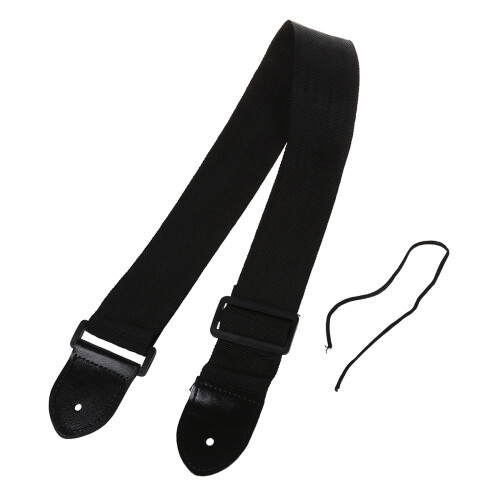2X Cinghia Tracolla Nero per Custodia Borsa Porta Chitarra Acustica 1