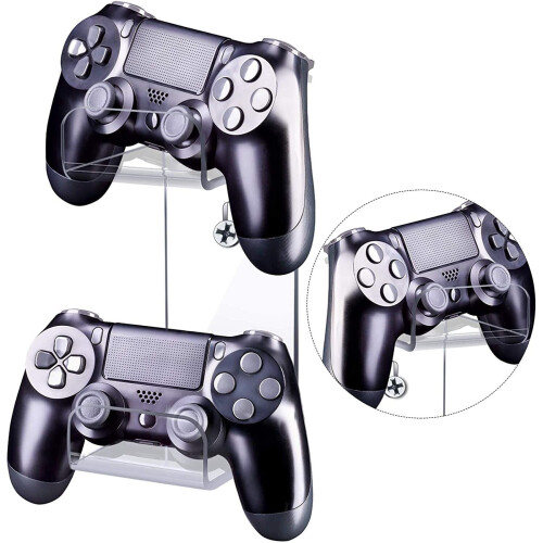 2X Universal Game Controller Holder Wall Mounted Headset Stand Hanger for PS4