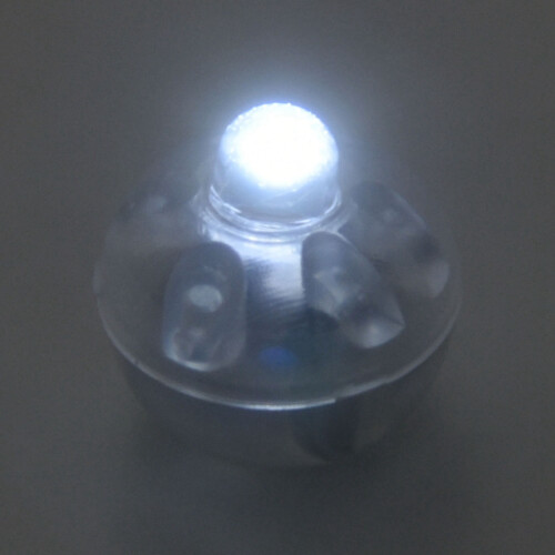 400Pcs Round LED Flash  Lamp Balloon Light Long Standby  White 2