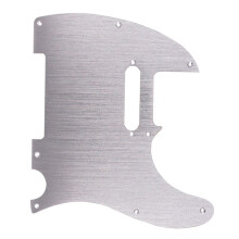 2X Svart 8-Håls Telegitarrvalsskydd Metallplockskydd För Standard Telecaster-Snittskyddsbyte