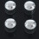 20X Guitar Dome Control Knobs for  Tele Replacement, Silver 8