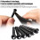 360 Delar Akustisk Gitarr Bridge Pins Pegs i Vitt och Svart med 1 Bit Bridge Pin Puller Remover i Gitarr 5