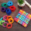 384 Peças 7 Polegadas Potholder Loops Tecelagem Loops Tecelagem Artesanato com 12 Cores para Artesanato DIY Suprimentos A 5