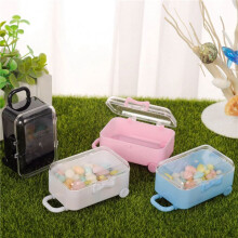 10X Roller Travel Suitcase Candy Box Personality Wedding Candy Box Luggage Trolley Case Candy Toy